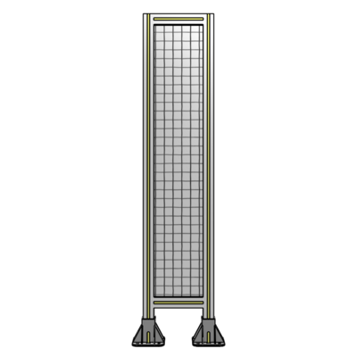 SINGLE PANEL-LEG ON  BOTH SIDES  1400MM X 300MM  1&quot; MESH, FULLY ASSEMBLED