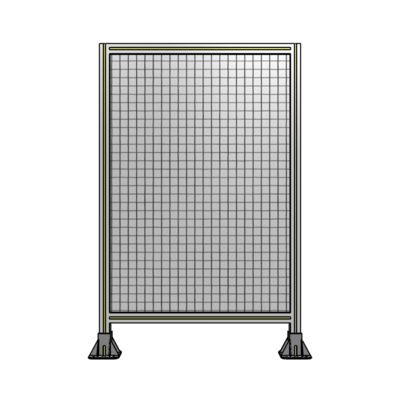 SINGLE PANEL-LEG ON  BOTH SIDES  1400MM X 900MM  1&quot; MESH, FULLY ASSEMBLED