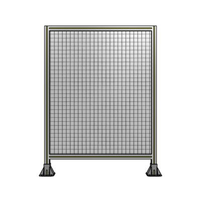 SINGLE PANEL-LEG ON  BOTH SIDES  1400MM X 1050MM  1&quot; MESH, FULLY ASSEMBLED