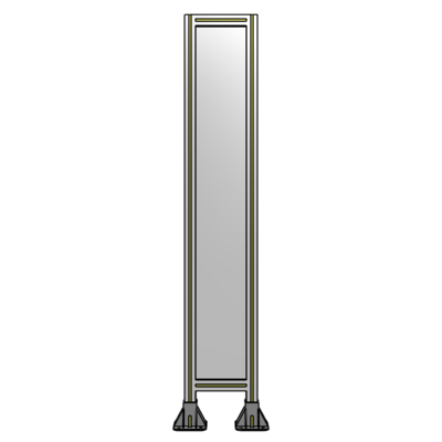 SINGLE PANEL-LEG ON  BOTH SIDES  1700MM X 300MM  1/4&quot; POLYCARBONATE, AS A KIT