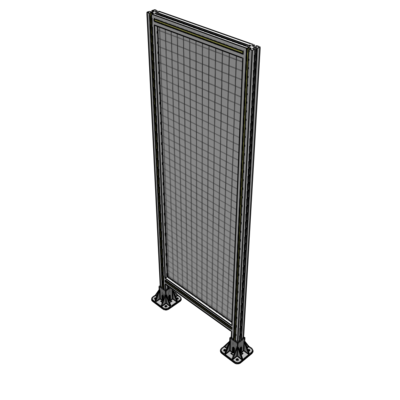 A3-1700-0600-0150-ZYMFK SINGLE PANEL-LEG ON BOTH SIDES 1700MM X 600MM 1" MESH, AS A KIT