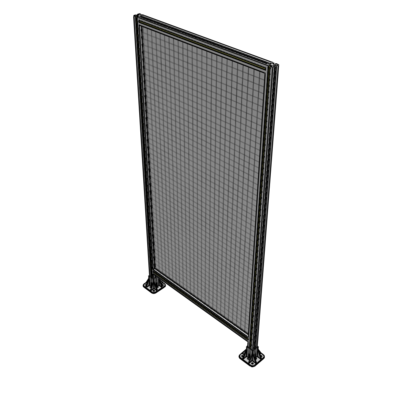 A3-2135-1050-0150-ZYMFA SINGLE PANEL-LEG ON  BOTH SIDES  2135MM X 1050MM  1" MESH, FULLY ASSEMBLED