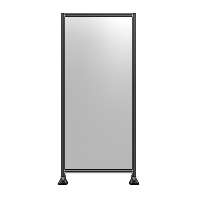 SINGLE PANEL-LEG ON  BOTH SIDES  2400MM X 1050MM  1/4&quot; POLYCARBONATE, AS A KIT