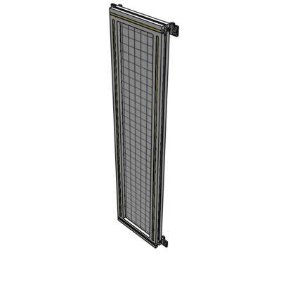 A4-1400-0300-0150-HYMZK SINGLE PANEL-NO LEGS WITH HINGES 1400MM X 300MM 1" MESH, AS A KIT