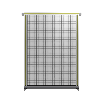 A4-1400-0900-0150-TYMZK SINGLE PANEL-NO LEGS WITH TIE PLATES AND ANGLE 1400MM X 900MM 1" MESH, AS A KIT
