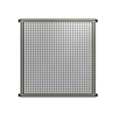 A4-1400-1200-0150-HYMZA SINGLE PANEL-NO LEGS WITH HINGES 1400MM X 1200MM 1" MESH, FULLY ASSEMBLED