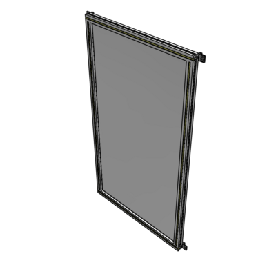 A4-1700-0900-0150-HYPZK SINGLE PANEL-NO LEGS WITH HINGES 1700MM X 900MM 1/4" POLYCARBONATE, AS A KIT