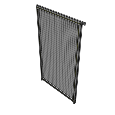 A4-1700-0900-0150-TYMZA SINGLE PANEL-NO LEGS WITH TIE PLATES AND ANGLE 1700MM X 900MM  1" MESH, FULLY ASSEMBLED