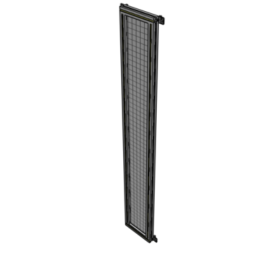 A4-2135-0300-0150-HYMZK SINGLE PANEL-NO LEGS WITH HINGES 2135MM X 300MM 1" MESH, AS A KIT