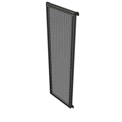 A4-2135-0600-0150-HYMZA SINGLE PANEL-NO LEGS WITH HINGES 2135MM X 600MM 1" MESH, FULLY ASSEMBLED
