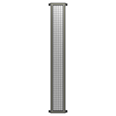 SINGLE PANEL-NO LEGS WITH HINGES 2400MM X 300MM  1&quot; MESH, AS A KIT