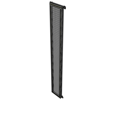 A4-2400-0300-0150-HYMZK SINGLE PANEL-NO LEGS WITH HINGES 2400MM X 300MM  1" MESH, AS A KIT