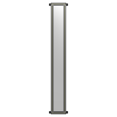 SINGLE PANEL-NO LEGS WITH HINGES 2400MM X 300MM  1/4&quot; POLYCARBONATE, AS A KIT