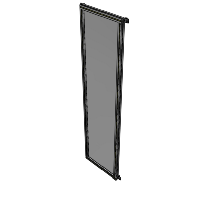 A4-2400-0600-0150-HYPZA SINGLE PANEL-NO LEGS WITH HINGES 2400MM X 600MM  1/4" POLYCARBONATE, ASSEMBLED
