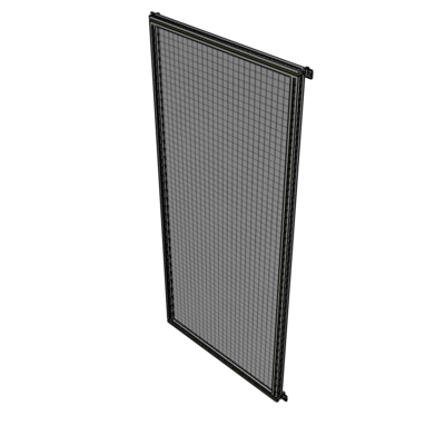 A4-2400-1050-0150-HYMZA SINGLE PANEL-NO LEGS WITH HINGES 2400MM X 1050MM  1" MESH, FULLY ASSEMBLED