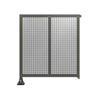 DOUBLE PANEL-LEG ON LEFT, TIE PLATE AND ANGLE ON RIGHT 1400MM X 1200MM  1&quot; MESH, AS A KIT