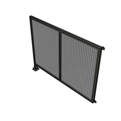 B1-1400-1800-0150-HYMFA DOUBLE PANEL-LEG ON LEFT, HINGE ON RIGHT 1400MM X 1800MM 1" MESH, FULLY ASSEMBLED