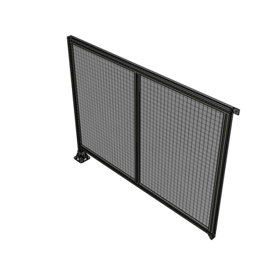 B1-1400-1800-0150-TYMFK DOUBLE PANEL-LEG ON LEFT, TIE PLATE AND ANGLE ON RIGHT 1400MM X 1800MM 1" MESH, AS A KIT