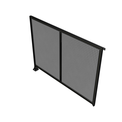 B1-1700-2200-0150-TYMFA DOUBLE PANEL-LEG ON LEFT, TIE PLATE AND ANGLE ON RIGHT 1700MM X 2200MM 1" MESH, FULLY ASSEMBLED