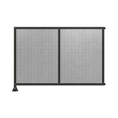 B1-1700-2400-0150-HYMFK DOUBLE PANEL-LEG ON LEFT, HINGE ON RIGHT 1700MM X 2400MM 1" MESH, AS A KIT