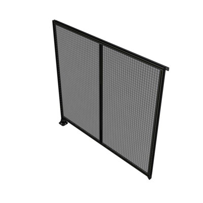 B1-2135-2200-0150-TYMFK DOUBLE PANEL-LEG ON LEFT, TIE PLATE AND ANGLE ON RIGHT 2135MM X 2200MM 1" MESH, AS A KIT