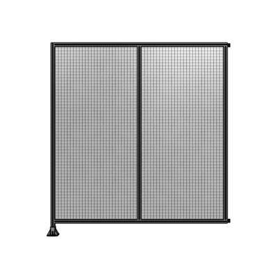 DOUBLE PANEL-LEG ON LEFT, HINGE ON RIGHT 2400MM X 2200MM  1" MESH, AS A KIT