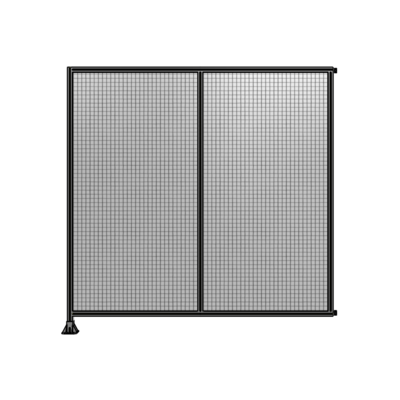 DOUBLE PANEL-LEG ON LEFT, HINGE ON RIGHT 2400MM X 2400MM  1" MESH, AS A KIT
