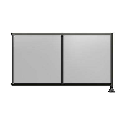 B2-1400-2400-0150-HYPFA DOUBLE PANEL-LEG ON RIGHT, HINGE ON LEFT 1400MM X 2400MM 1/4" POLYCARBONATE, AS A KIT
