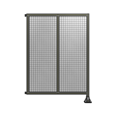 DOUBLE PANEL-LEG ON RIGHT, HINGE ON LEFT 1700MM X 1200MM  1&quot; MESH, FULLY ASSEMBLED