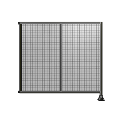 DOUBLE PANEL-LEG ON RIGHT, HINGE ON LEFT 1700MM X 1800MM  1&quot; MESH, FULLY ASSEMBLED
