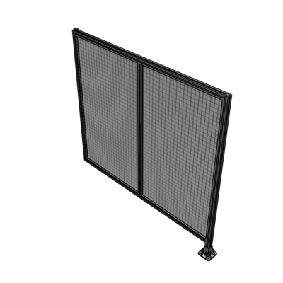 B2-1700-1800-0150-HYMFK DOUBLE PANEL-LEG ON RIGHT, HINGE ON LEFT 1700MM X 1800MM 1" MESH, AS A KIT