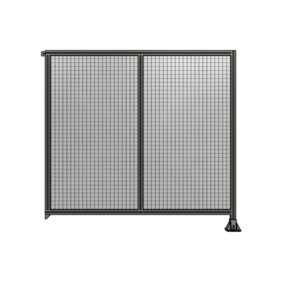 DOUBLE PANEL-LEG ON RIGHT, TIE PLATE AND ANGLE ON LEFT 1700MM X 1800MM  1&quot; MESH, AS A KIT