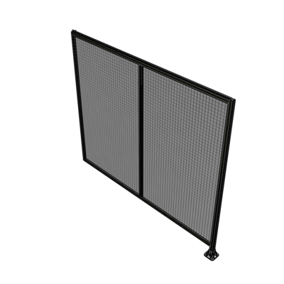 B2-2135-2400-0150-HYMFK DOUBLE PANEL-LEG ON RIGHT, HINGE ON LEFT 2135MM X 2400MM  1" MESH, AS A KIT