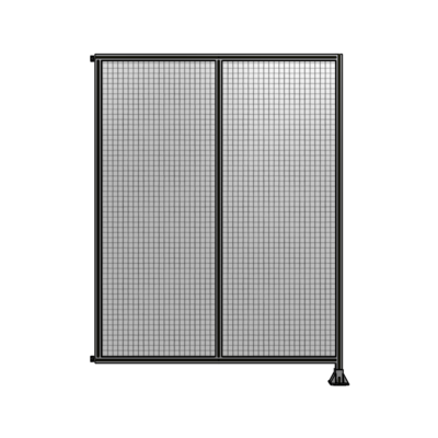 DOUBLE PANEL-LEG ON RIGHT, HINGE ON LEFT 2400MM X 1800MM  1&quot; MESH, FULLY ASSEMBLED