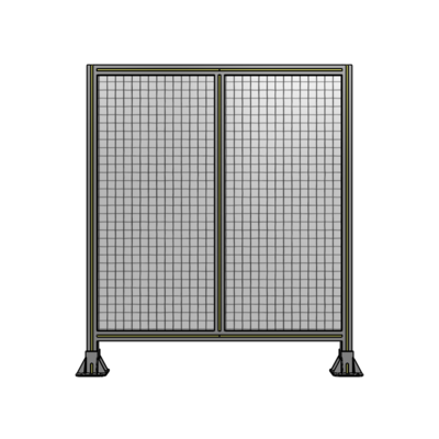 DOUBLE PANEL-LEG ON EACH SIDE 1400MM X 1200MM  1&quot; MESH, AS A KIT