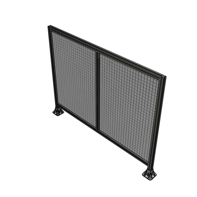 B3-1400-1800-0150-ZYMFA DOUBLE PANEL-LEG ON EACH SIDE  1400MM X 1800MM  1" MESH, FULLY ASSEMBLED