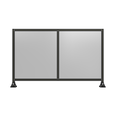 DOUBLE PANEL-LEG ON EACH SIDE 1400MM X 2200MM  1/4&quot; POLYCARBONATE, AS A KIT