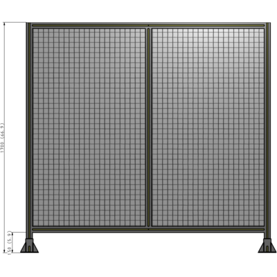 B3-1700-1800-0150-ZYMFA DOUBLE PANEL-LEG ON EACH SIDE 1700MM X 1800MM 1" MESH, AS A KIT