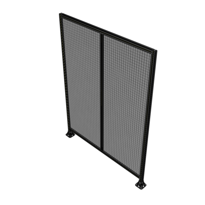 B3-2400-1800-0150-ZYMFA DOUBLE PANEL-LEG ON EACH SIDE 2400MM X 1800MM 1" MESH, FULLY ASSEMBLED