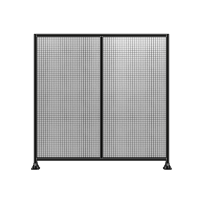 DOUBLE PANEL-LEG ON EACH SIDE 2400MM X 2400MM  1&quot; MESH, FULLY ASSEMBLED