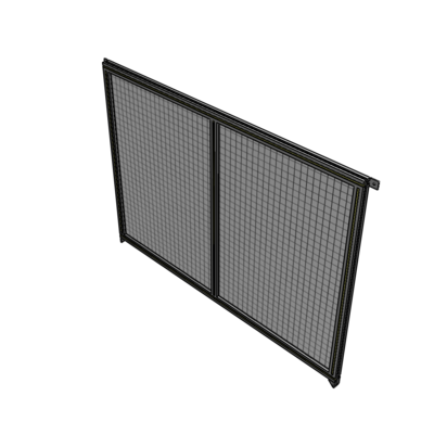 B4-1400-1800-0150-TYMZK DOUBLE PANEL-NO LEGS, TIE PLATE AND ANGLE CONNECTORS 1400MM X 1800MM  1" MESH, FULLY ASSEMBLED