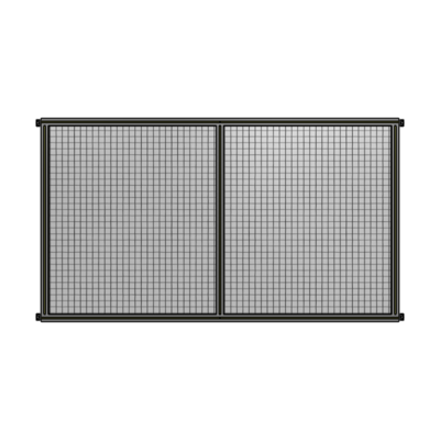 DOUBLE PANEL-NO LEGS, HINGE CONNECTORS 1400MM X 2200MM  1&quot; MESH, AS A KIT