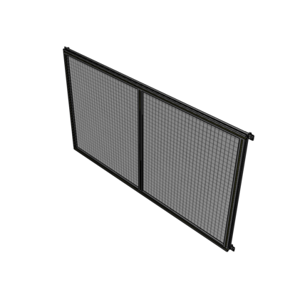 B4-1400-2200-0150-HYMZK DOUBLE PANEL-NO LEGS, HINGE CONNECTORS 1400MM X 2200MM  1" MESH, AS A KIT