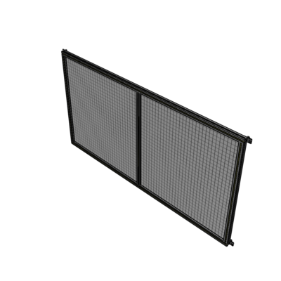 B4-1400-2400-0150-HYMZK DOUBLE PANEL-NO LEGS, HINGE CONNECTORS 1400MM X 2400MM 1" MESH, AS A KIT