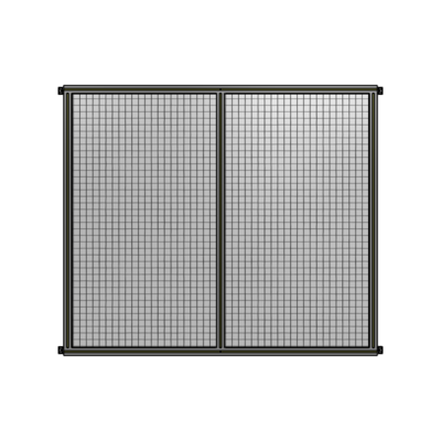 DOUBLE PANEL-NO LEGS, HINGE CONNECTORS 1700MM X 1800MM  1" MESH, AS A KIT