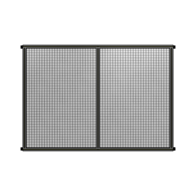 DOUBLE PANEL-NO LEGS, HINGE CONNECTORS 1700MM X 2200MM  1" MESH, FULLY ASSEMBLED