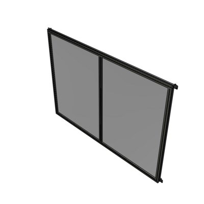 B4-1700-2200-0150-HYPZK DOUBLE PANEL-NO LEGS, HINGE CONNECTORS 1700MM X 2200MM  1/4" POLYCARBONATE, ASSEMBLED