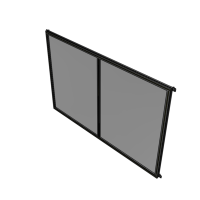B4-1700-2400-0150-HYPZA DOUBLE PANEL-NO LEGS, HINGE CONNECTORS 1700MM X 2400MM  1/4" POLYCARBONATE, ASSEMBLED