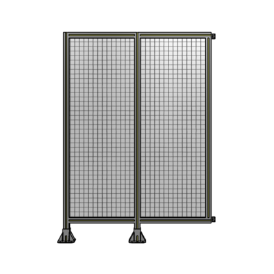 DOUBLE PANEL-LEGS ON LEFT AND CENTER WITH HINGES 1700MM X 1200MM  1" MESH, AS A KIT
