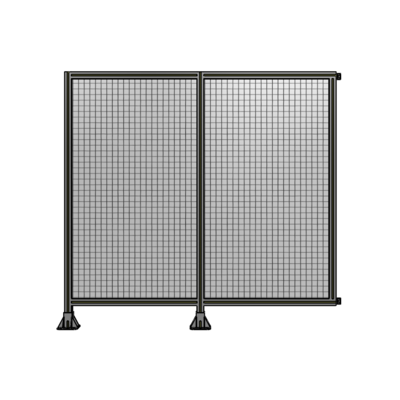 DOUBLE PANEL-LEGS ON LEFT AND CENTER WITH HINGES 1700MM X 1800MM  1" MESH, AS A KIT